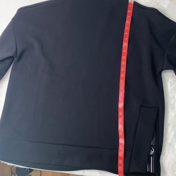 MPG Black Side-Slit Expressive Mock Neck Sz XL - Picture 10 of 11